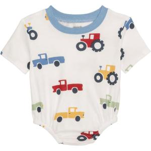 Mud Pie Baby Boy Tractor Tshirt Bubble(White)