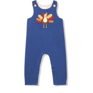 Mud Pie Baby Boys’ Mud Pie Kids Thanksgiving Navy Turkey Longall(Blue)