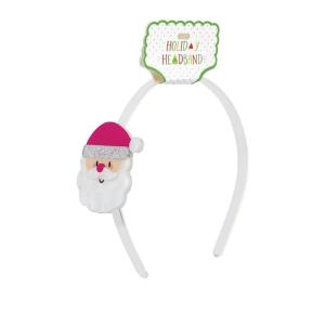 Mud Pie Kids Christmas Icons Acrylic Headband(Pink)
