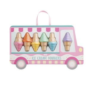 Mud Pie Kids’ Ice Cream Marker Set(Pink)