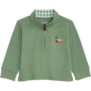 Mud Pie Toddler Boy Duck Quarter Zip Pullover