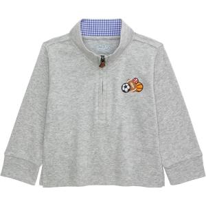 Mud Pie Toddler Boy Sports Quarter Zip Pullover