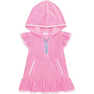 Mud Pie Toddler Girl Pink RIC Rac Zip Cover Up