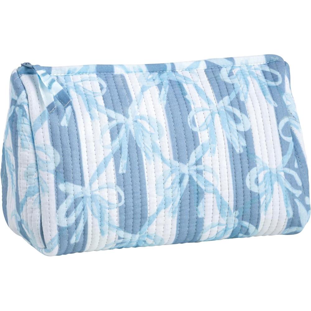image:imageMud Pie Womens Blue Bow Block Print Case