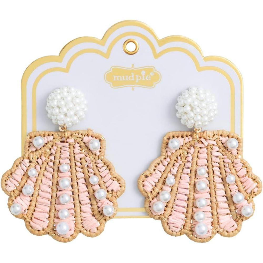 image:imageMud Pie Womens Coastal Beaded EarringPink