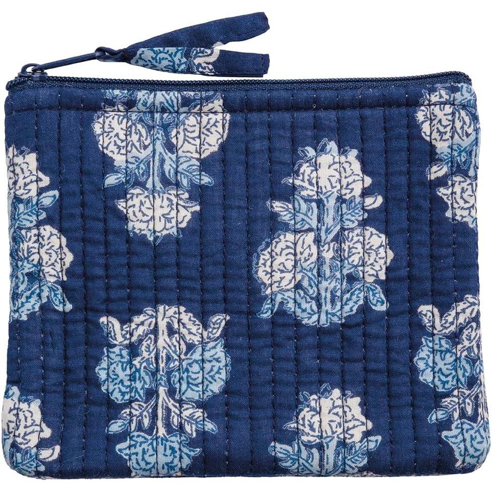 image:imageMud Pie Womens Cornflower Navy Block Print Small CaseNavy