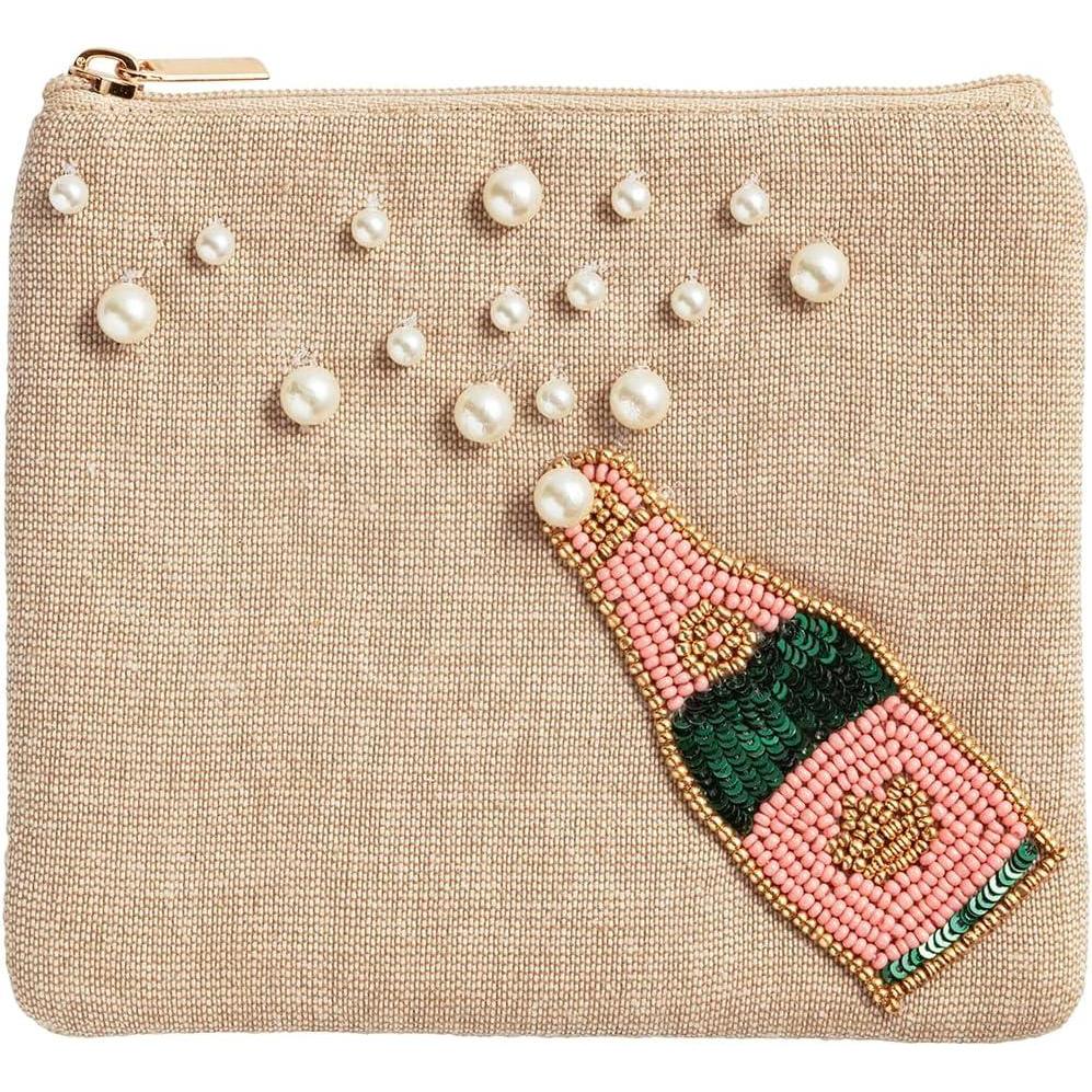 image:imageMud Pie Womens Pink Champagne Beaded CasePink