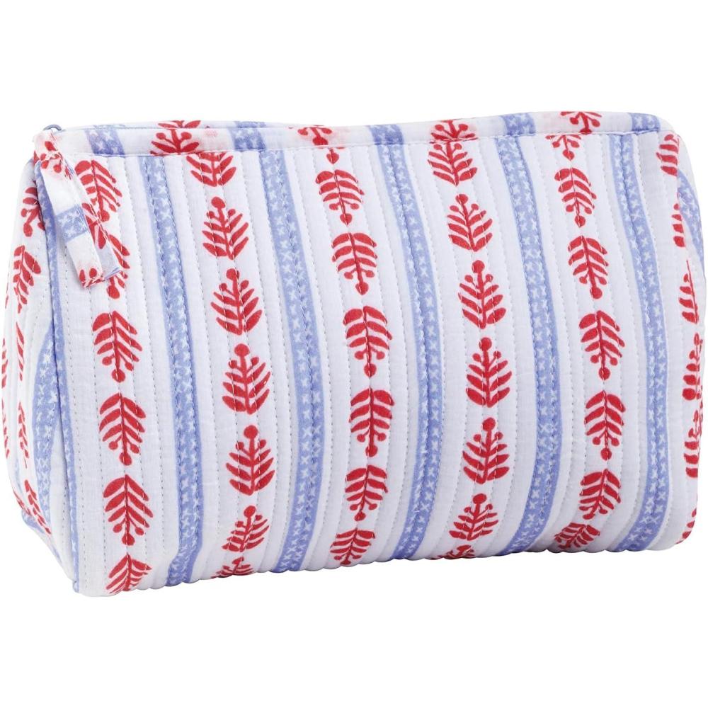 image:imageMud Pie Womens White Americana Block Print CaseWhite