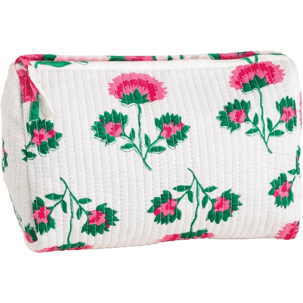 image:imageMud Pie Womens White Peony Block Print CaseWhite