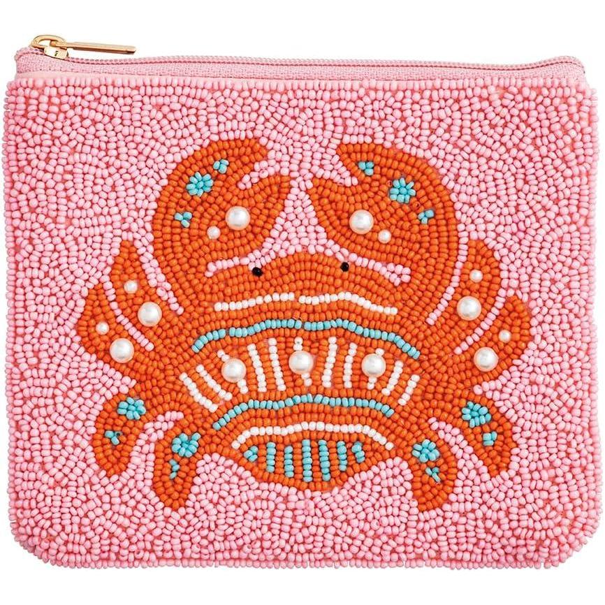 image:imageMud Pie Womens White Small Block Print CasePink
