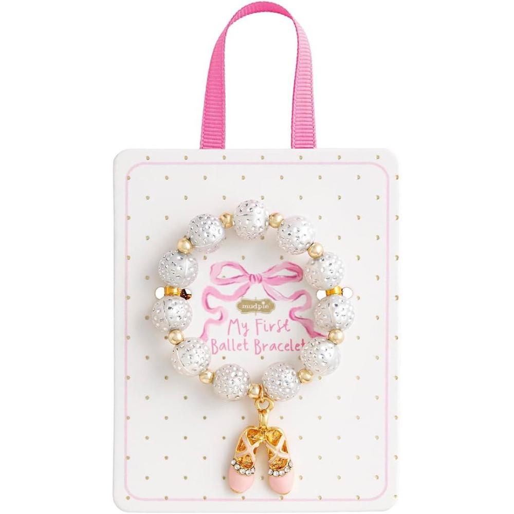 image:imageMud Pie girls Mud Pie Kids Ballet BraceletWhite