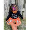 Mud Pie Girls’ Halloween Tinsel Tees(Black)