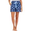Mud Pie Women’s Blue Floral Pajama Shorts, Small