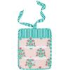 Mud Pie Women’s Blush Block Print Jewelry Roll(Light Pink)