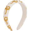 Mud Pie Women’s Bow Beaded Headband(Gold)
