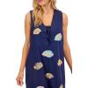 Mud Pie Women’s Fisher Sequin Cover-Up(Navy)