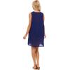 Mud Pie Women’s Fisher Sequin Cover-Up(Navy)