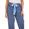 Mud Pie Women’s Floral Pajama Pants(Navy)