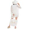 Mud Pie Women’s Mud Pie Women’s Jute Tote & Case Set(White)