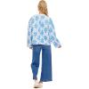Mud Pie Women’s Mud Pie Women’s Teller Quilted Jacket(Blue)