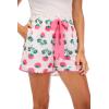 Mud Pie Women’s Pink Peony Pajama Shorts