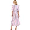 Mud Pie Women’s White Jonah Midi Dress