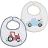 Mud Pie Children’s Blue Truck Bib; One Size Fits Most