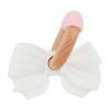 Mud Pie Kids White Bow Silicone Teether; Approx 3″ X 4″
