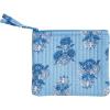 Mud Pie Women’s Cornflower Navy Block Print Small Case(Blue)