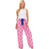 Mud Pie Women’s Floral Pajama Pants(Pink)