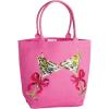 Mud Pie Women’s Hot Pink Cheers Sparkle Tote