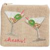 Mud Pie Women’s Pink Champagne Beaded Case(Beige)