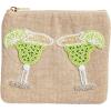 Mud Pie Women’s Pink Champagne Beaded Case(Green)