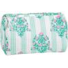 Mud Pie Women’s Pink Stripe Dahlia Block Print Case(Green)