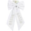 Mud Pie Women’s Wedding Hair Bow(White With Bride)