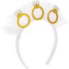 Mud Pie Women’s Wedding Headband(Rings)