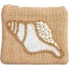Mud Pie Women’s White Small Block Print Case(Beige)