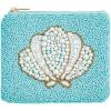 Mud Pie Women’s White Small Block Print Case(Blue)