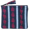 Mud Pie Women’s White Small Block Print Case(Navy Stripe)