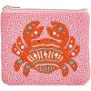 Mud Pie Women’s White Small Block Print Case(Pink)