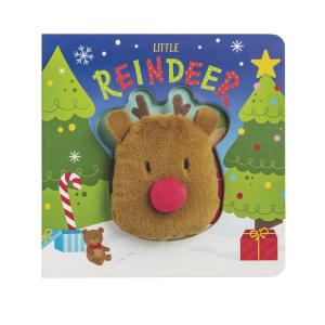 Mud Pie Kids Christmas Reindeer Plush Book