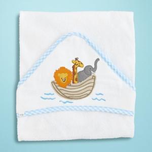 Mud Pie Kids Noahs Ark Hooded Towel; 30″ X 30″