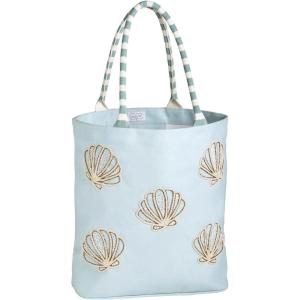 Mud Pie Women’s Blue Coastal Luxe Tote
