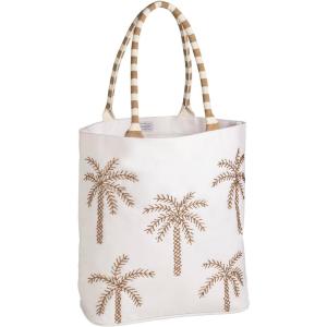 Mud Pie Women’s White Coastal Luxe Tote