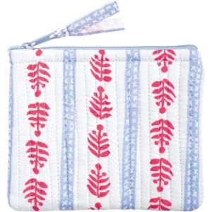 Mud Pie Women’s White Small Block Print Case(White)