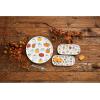Mud Pie Pumpkin Resist Cookie Plates, 10 1/2″ dia, ORANGE