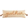 Mud Pie Gather Jute Long Pillow, 12″ x 35″, Tan