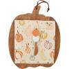 Mud Pie Pumpkin Board Set, Pumpkin Print, board 13″ x 11″ | spreader 5 1/2″ | towel 24″ x 16″