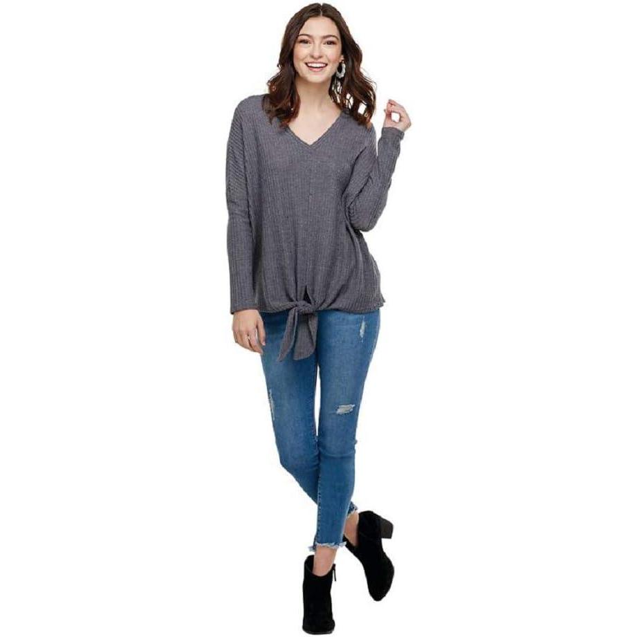image:imageMud Pie Womens Laney Sweater TunicGray