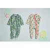 Mud Pie Baby Girls Bamboo Sleeper(Pink Turtle)